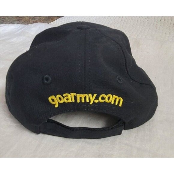 U.S. Army Hat Baseball Cap Embroidered Black Yellow Silver Unisex military OSFA - Picture 4 of 7